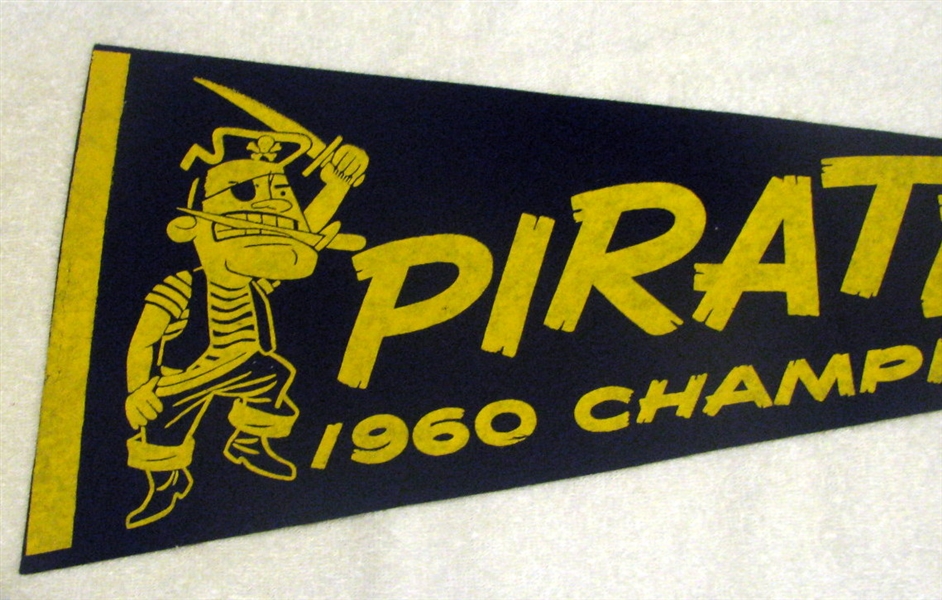 1960 PITTSBURGH PIRATES CHAMPIONS' PENNANT