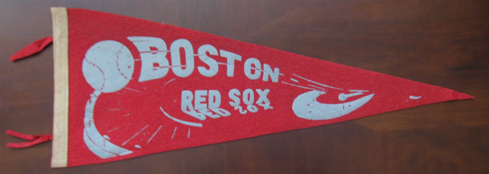 50's BOSTON RED SOX BASEBALL PENNANT