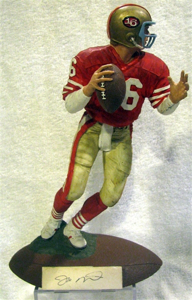 1991 JOE MONTANA AUTOGRAPHED GARTLAND STATUE