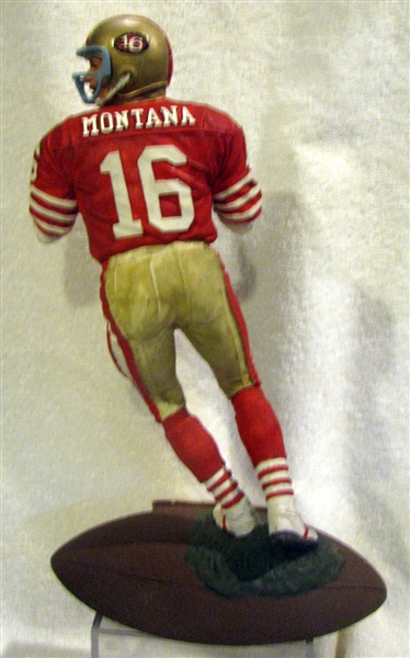 1991 JOE MONTANA AUTOGRAPHED GARTLAND STATUE