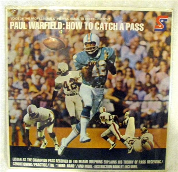 1972 PAUL WARFIELD: HOW TO CATCH A PASS - SEALED