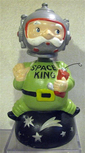 60's SPACE KING BOBBING HEAD / BANK - RARE!