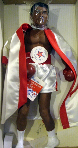 80's MUHAMMAD ALI EFFENBEE DOLL w/BOX