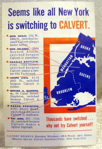 1948 AAFC NEW YORK YANKEES SCHEDULE BOOKLET