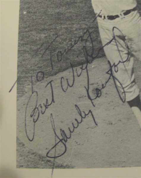 1966 KOUFAX SIGNED BOOK w/CAS COA