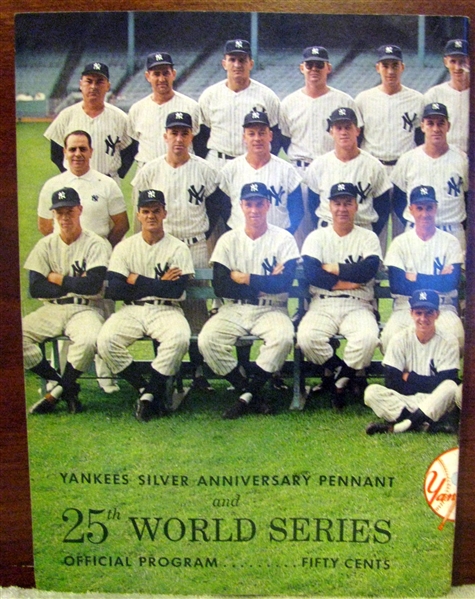 1960 WORLD SERIES PROGRAM - YANKEES vs PIRATES - YANKEE ISSUE