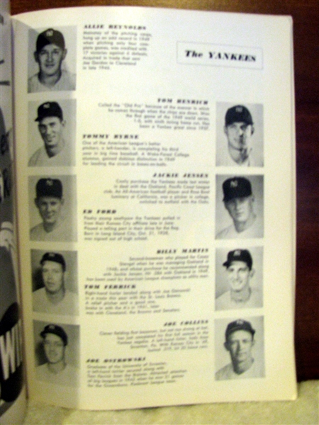 1950 WORLD SERIES PROGRAM - PHILLIES vs YANKEES - PHILLIES ISSUE