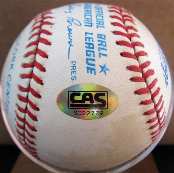 GEORGE STEINBRENNER SIGNED OAL BASEBALL w/CAS LOA