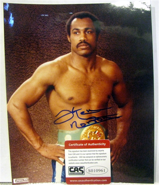 Lot Detail Ken Norton Signed 8 X 10 Photo Wcas Coa