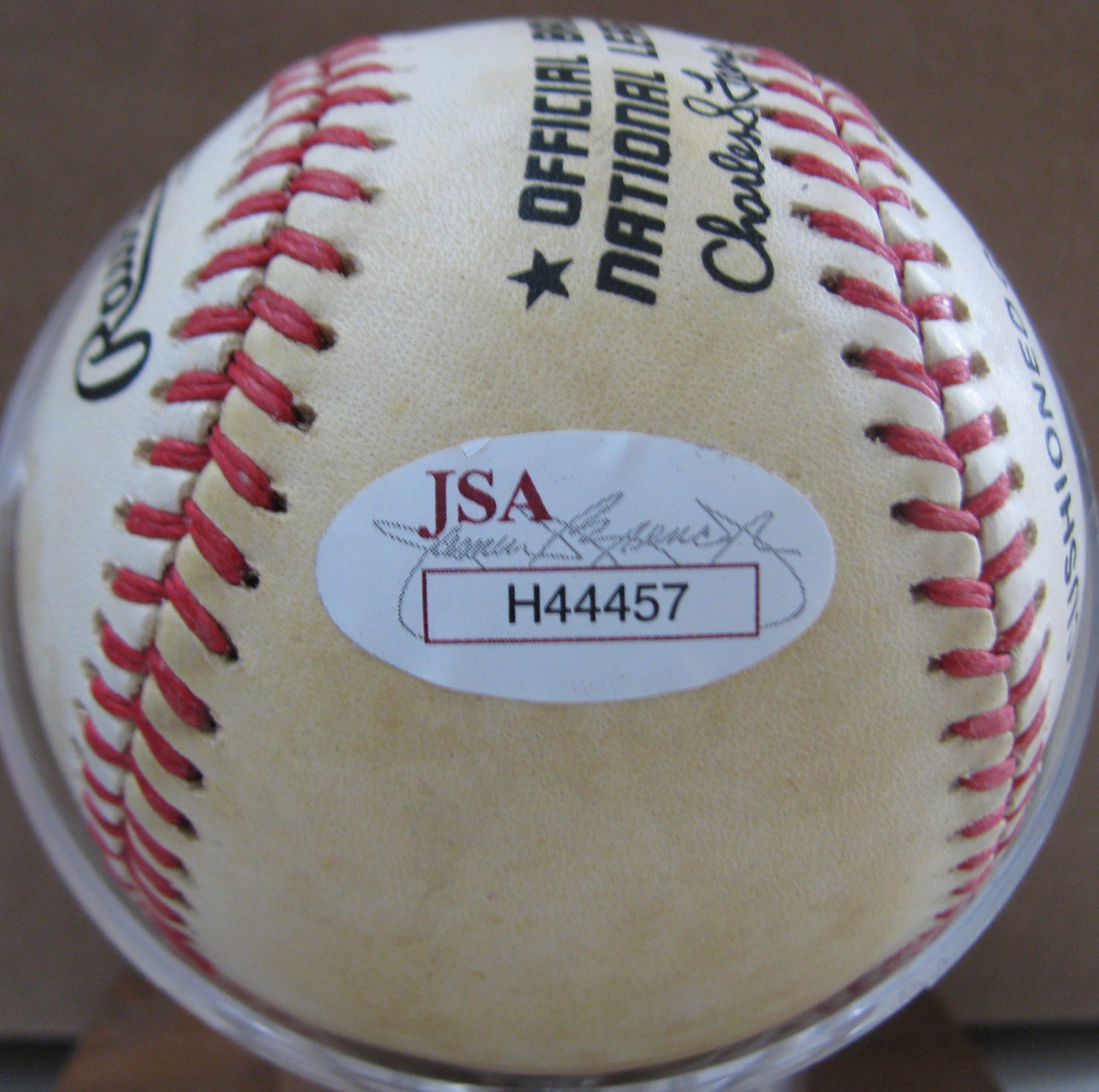 Lot Detail - GARY CATER & KEITH HERNANDEZ SIGNED BASEBALL W/JSA COA