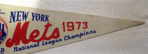 1973 NEW YORK METS NATIONAL LEAGUE CHAMPIONS PENNANT