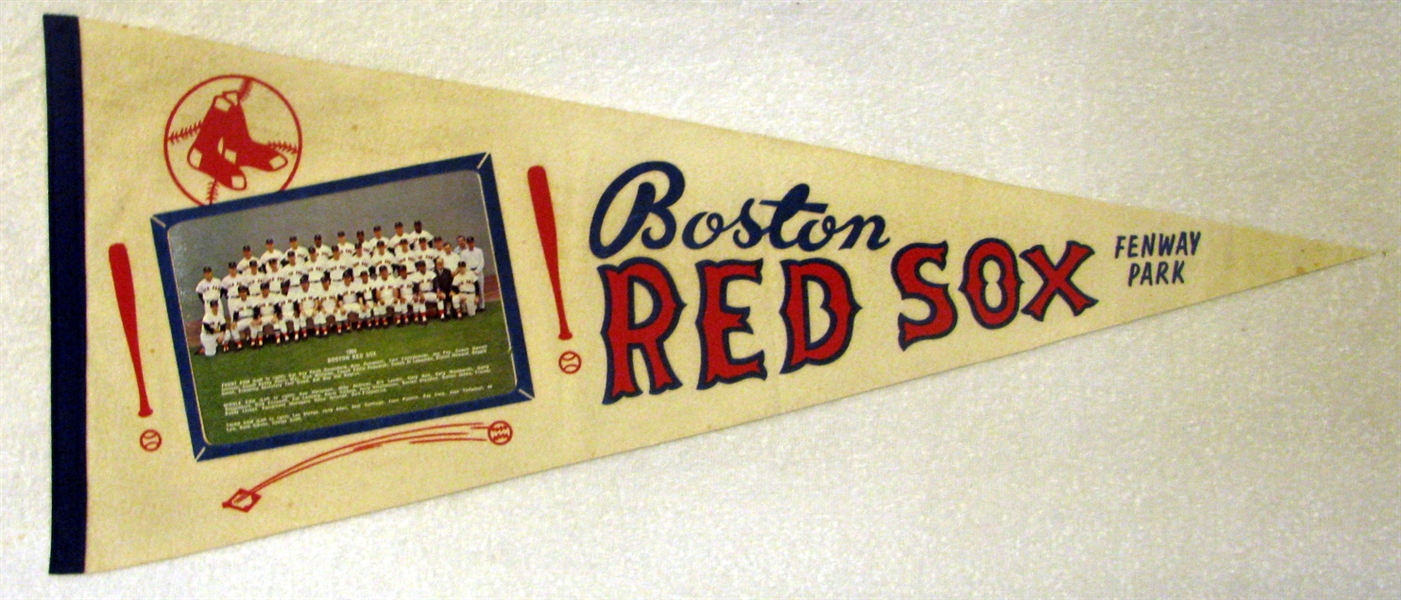 1968 BOSTON RED SOX PHOTO PENNANT