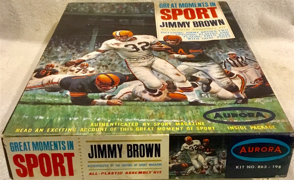 1965 JIMMY BROWN  GREAT MOMENTS IN SPORT MODEL KIT