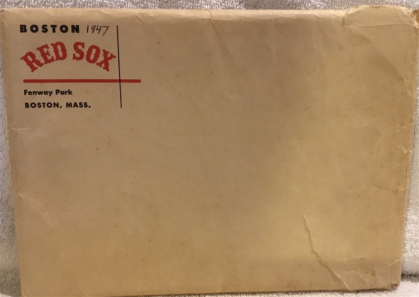1947 BOSTON RED SOX PHOTO PACK w/ENVELOPE