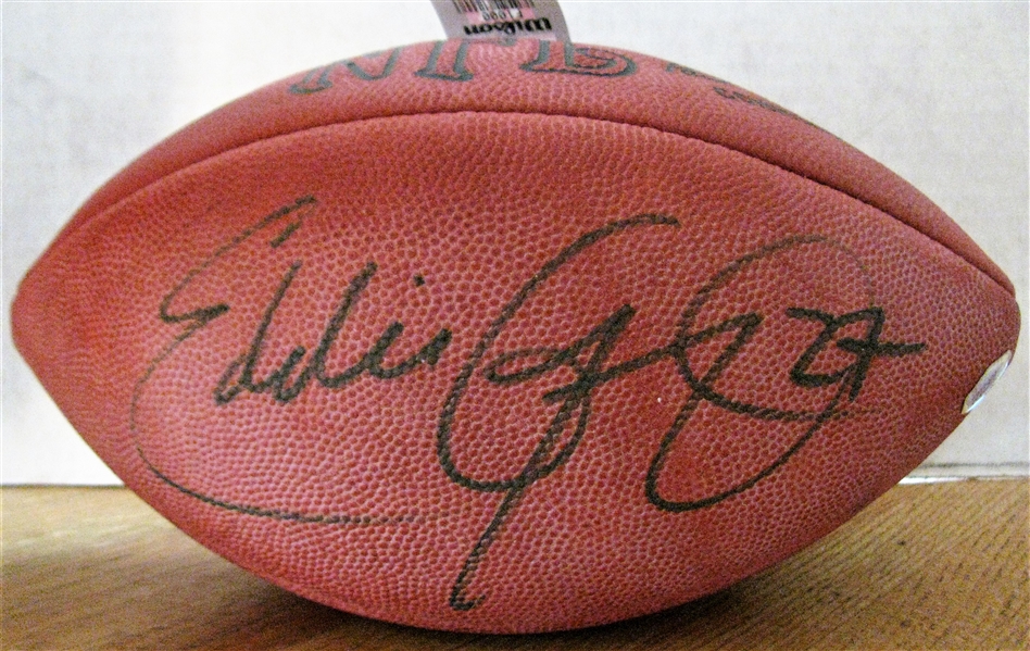 EDDIE GEORGE #27  SIGNED FOOTBALL w/ TRISTAR AUTHENTICATION