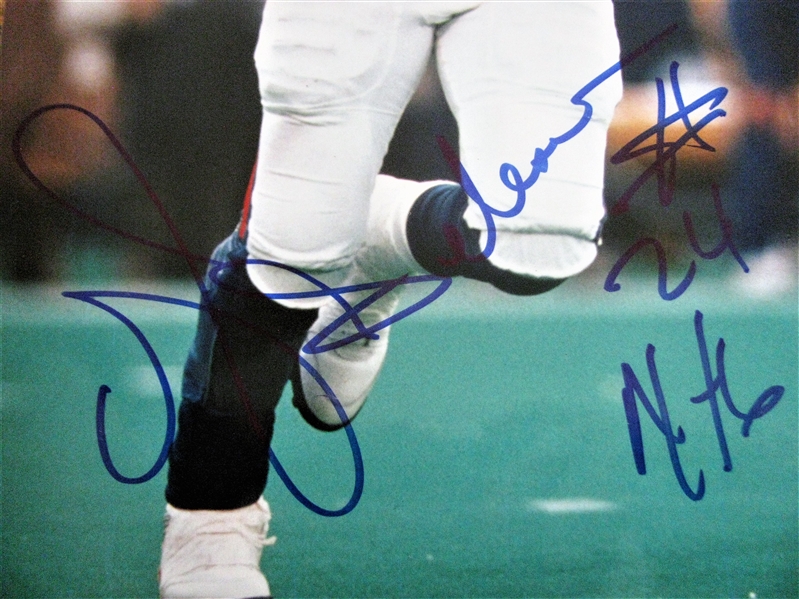 OJ ANDERSON #24 NYG SIGNED PHOTO /CAS AUTHENTICATED