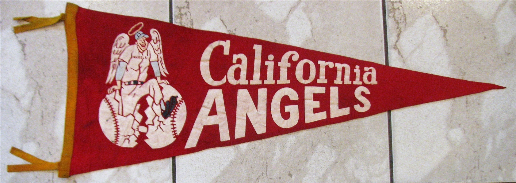 60's CALIFORNIA ANGELS PENNANT