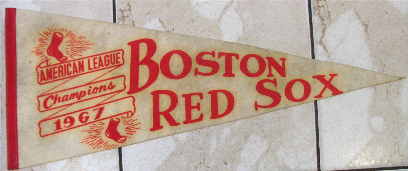 1967 BOSTON RED SOX AMERICAN LEAGUE CHAMPIONS PENNANT