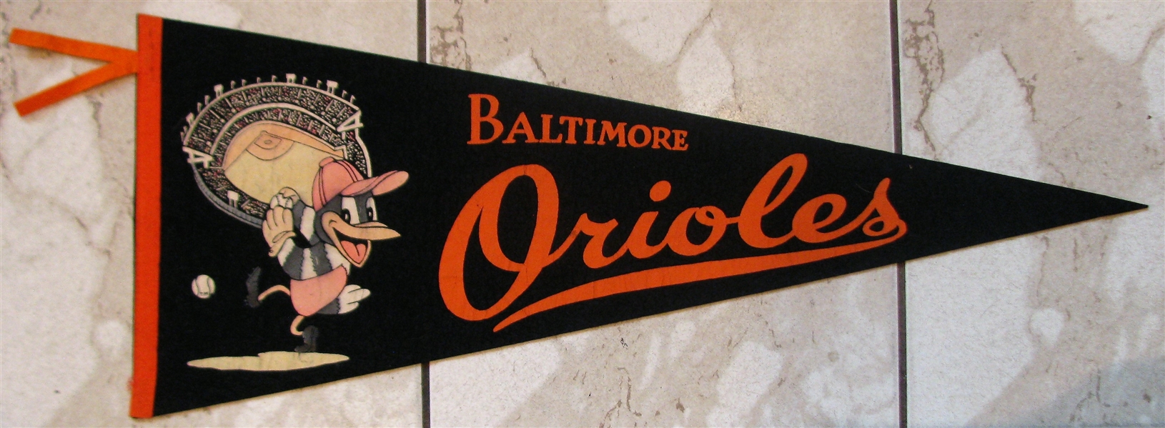 50's BALTIMORE ORIOLES PENNANT