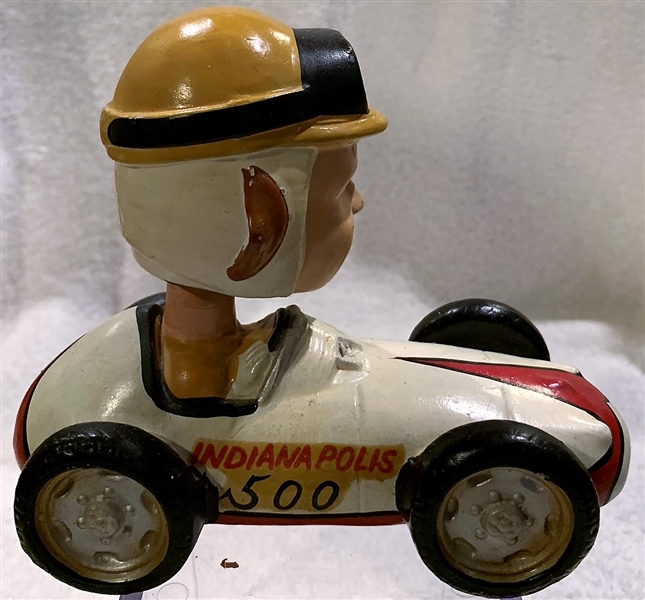 60's INDIANAPOLIS 500 RACE DRIVER & CAR BOBBING HEAD