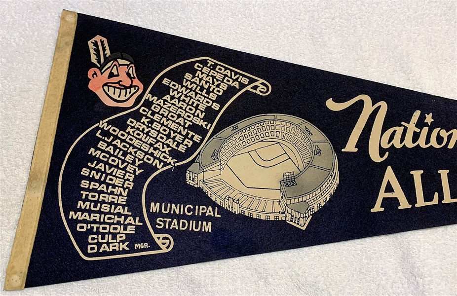 1963 ALL-STAR PENNANT @ CLEVELAND