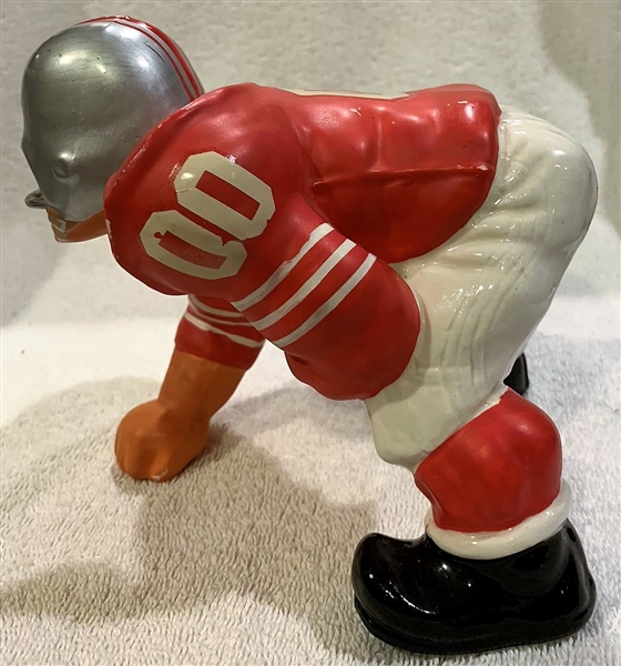 60's SAN FRANCISCO FORTY-NINERS KAIL STATUE - LARGE DOWN LINEMAN
