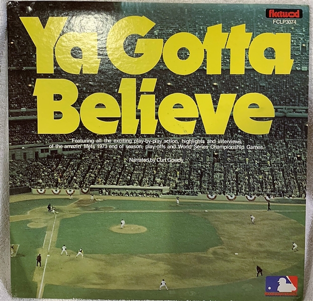 1973 YA GOTTA BELIEVE RECORD ALBUM - N.Y. METS