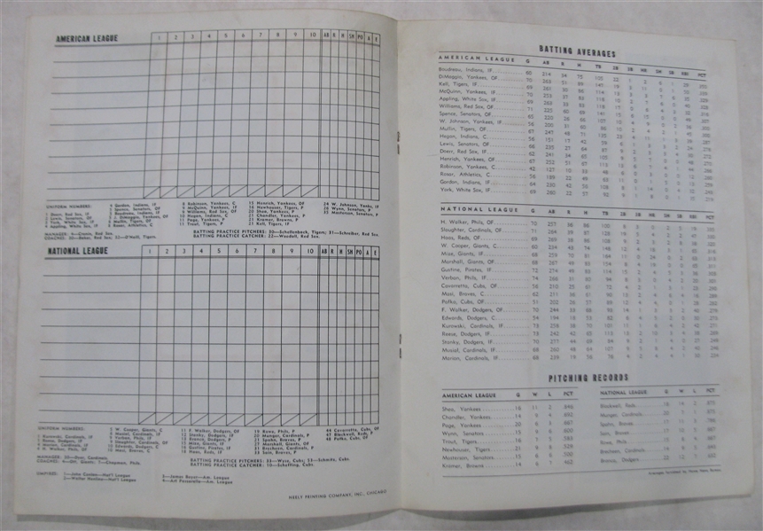 1947 ALL-STAR GAME PROGRAM