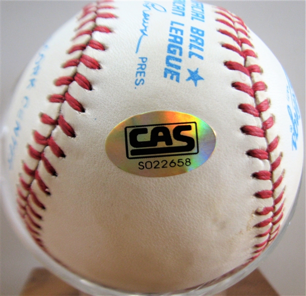 GAYLORD PERRY SIGNED BASEBALL w/CAS COA