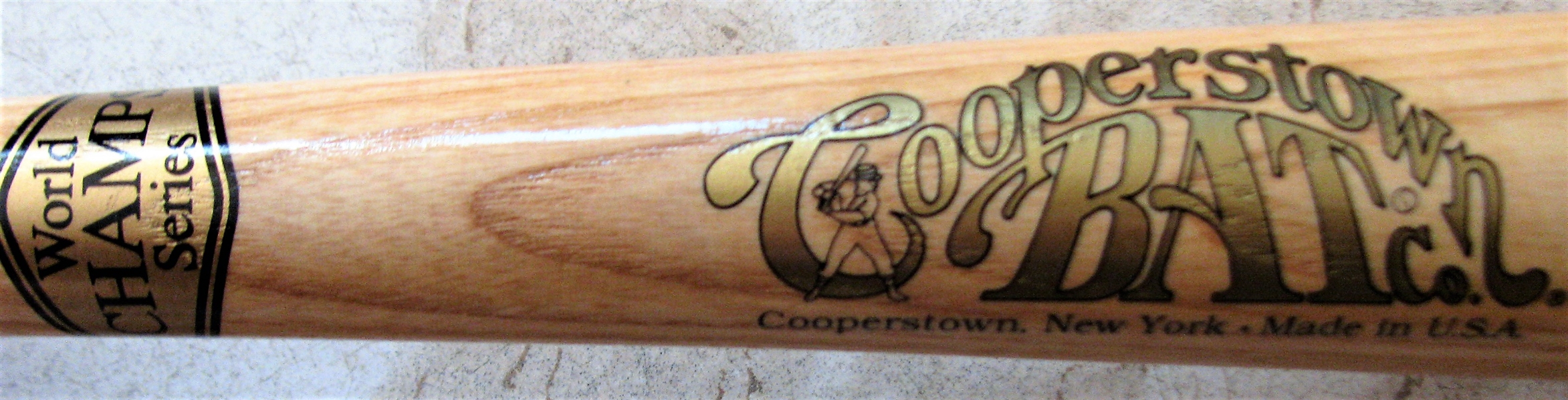 1999 NY YANKEE 25th WORLD SERIES CHAMPIONSHIP COOPERSTOWN BAT