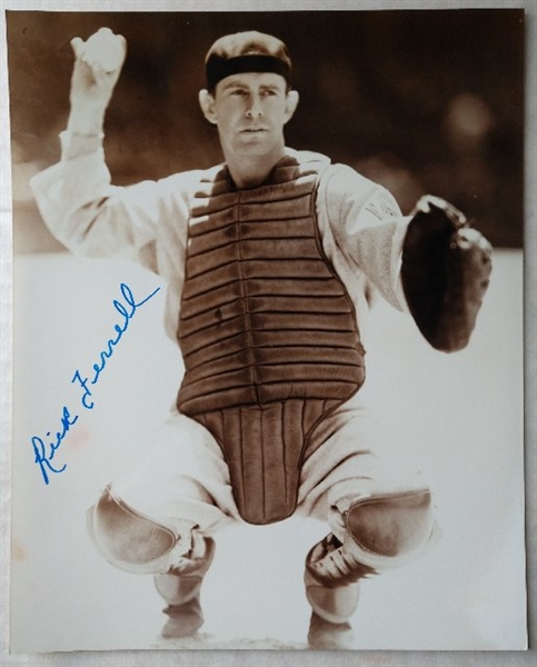 RICK FERRELL SIGNED PHOTO /CAS AUTHENTICATED