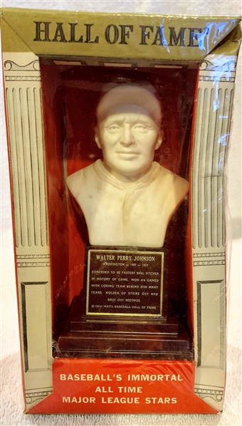 1963 WALTER JOHNSON  HALL OF FAME BUST - SEALED IN BOX