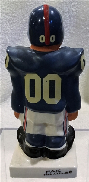 60's NEW YORK GIANTS  KAIL STATUE - SMALL STANDING LINEMAN
