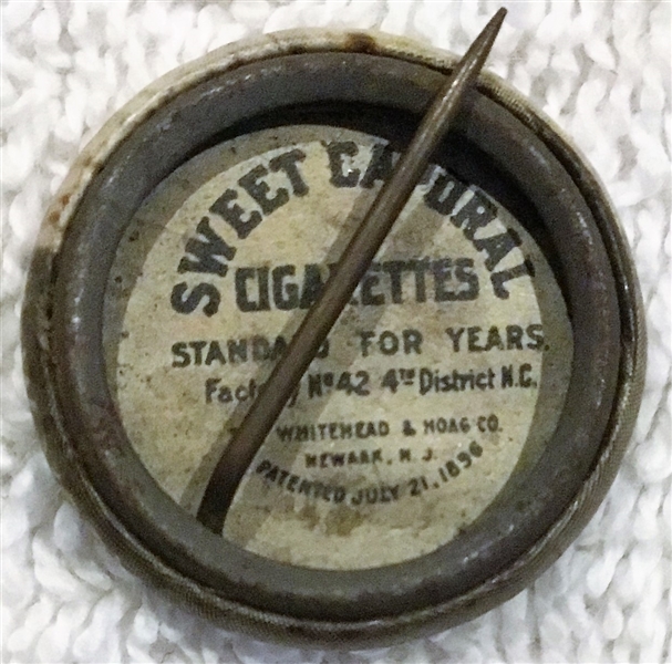1910-1912 SWEET CAPORAL PIN- QUINN - NEW YORK YANKEES
