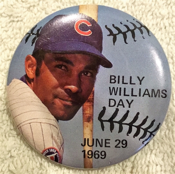 1969 BILLY WILLIAMS DAY PIN