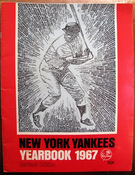 1967 NEW YORK YANKEES YEARBOOK