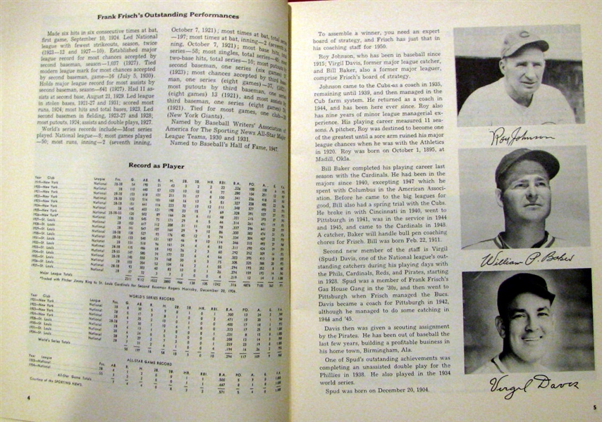 1950 CHICAGO CUBS YEARBOOK