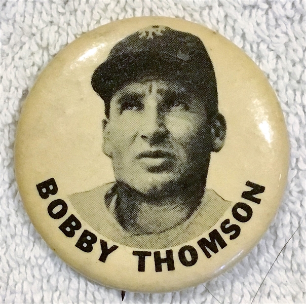 50's BOBBY THOMSON PM-10 PIN