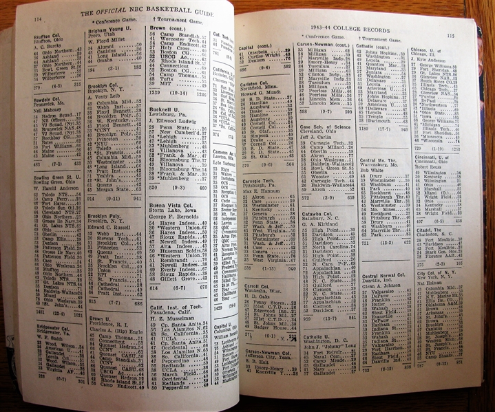 1944-45 OFFICIAL BASKETBALL GUIDE