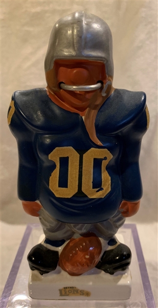 60's DETROIT LIONS  KAIL STATUE - SMALL STANDING LINEMAN