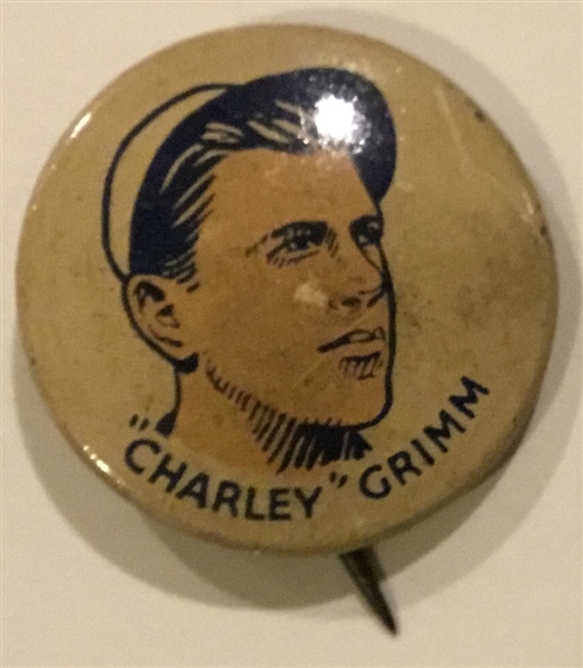 1930 CHARLEY GRIMM CRACKER JACK PIN