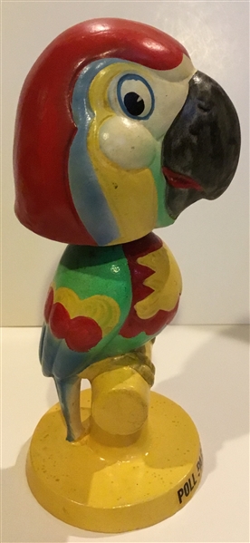 60's POLL PARROT SHOES ADVERTISING BOBBING HEAD