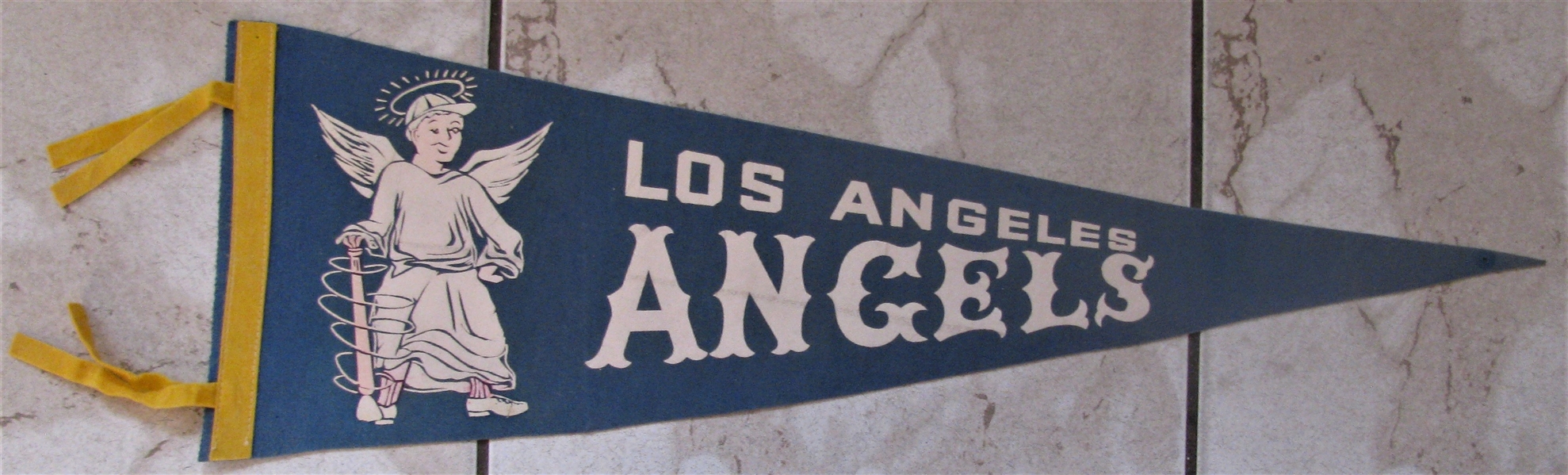 60's LOS ANGELES ANGELES 3/4 SIZE PENNANT