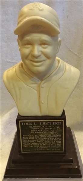 1963 JIMMY FOXX HALL OF FAME BUST 
