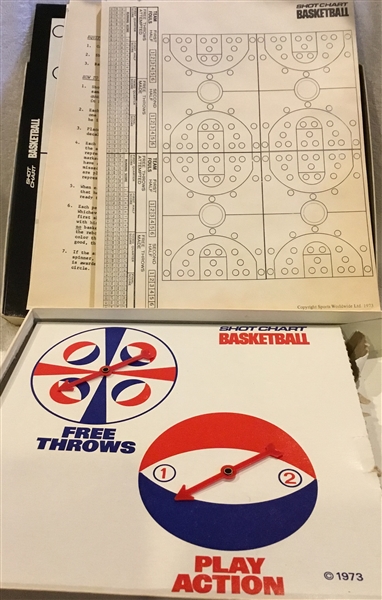 1973 ABA NEW YORK NETS SHOT CLOCK BASKETBALL GAME w/BOX
