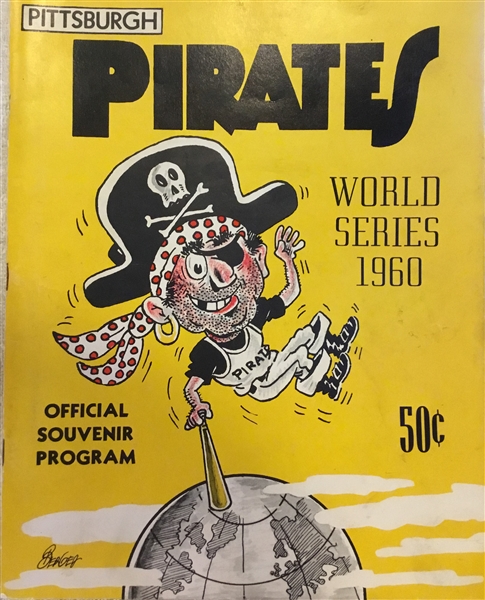 1960 WORLD SERIES PROGRAM - PIRATES ISSUE