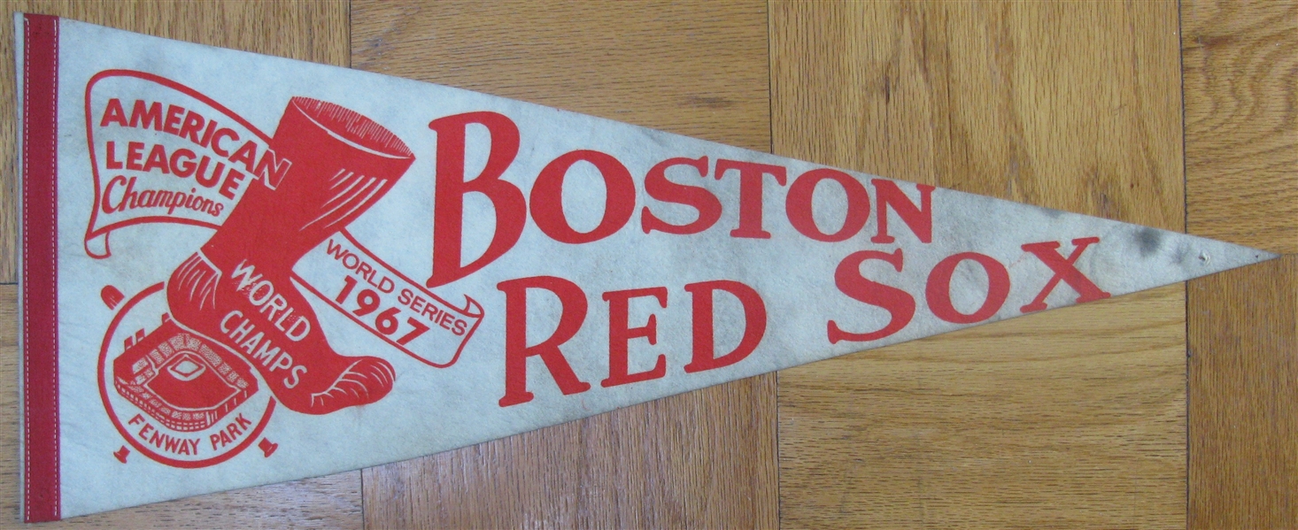 1967 BOSTON REDSOX WORLD SERIES BASEBALL PENNANT