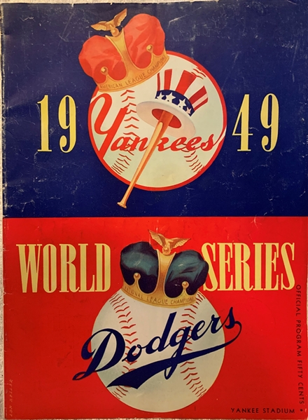 1949 WORLD SERIES PROGRAM - YANKEES ISSUE