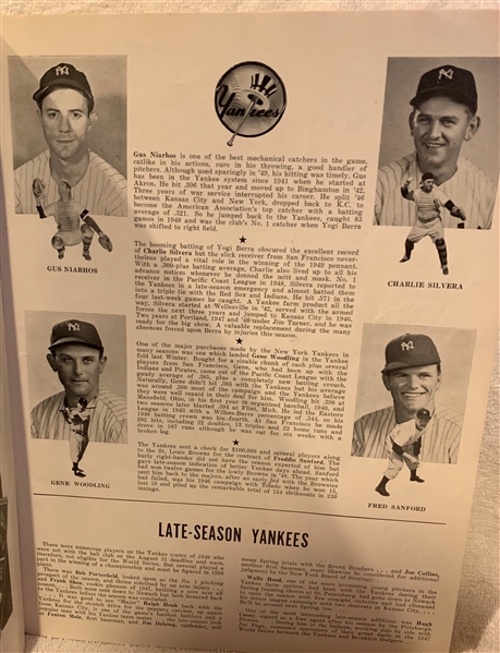 1949 WORLD SERIES PROGRAM - YANKEES ISSUE