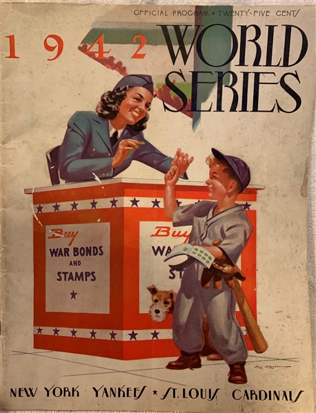 1942 WORLD SERIES PROGRAM - YANKEES ISSUE